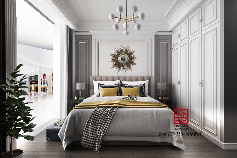 國賓壹號(hào)153平米美式風(fēng)格裝修效果圖