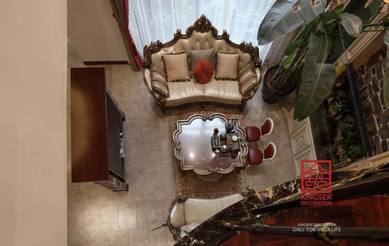 國賓壹號280平米美式風(fēng)格裝修實景