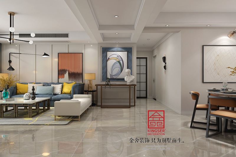 天山國賓壹號(hào)149平米北歐風(fēng)格裝修效果圖