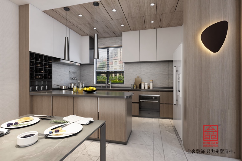 龍湖天辰原著200平米裝修-現(xiàn)代簡(jiǎn)約-餐廳