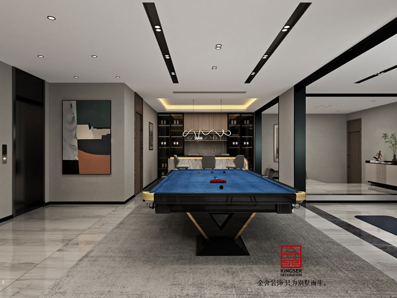 開元府398平米設(shè)計(jì)效果圖-娛樂(lè)室