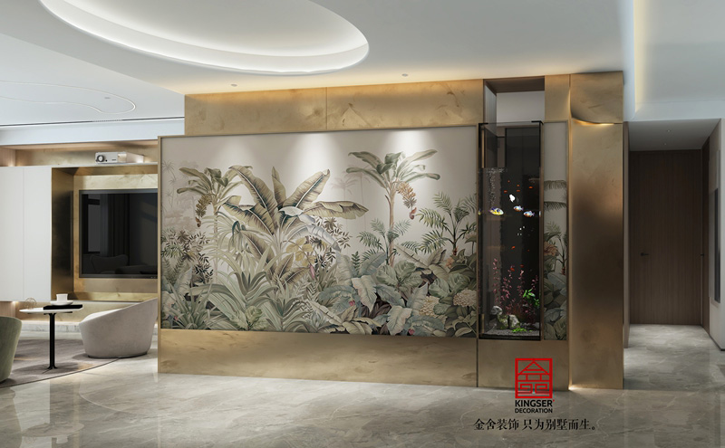 榮盛華府210㎡現(xiàn)代簡約裝修實景