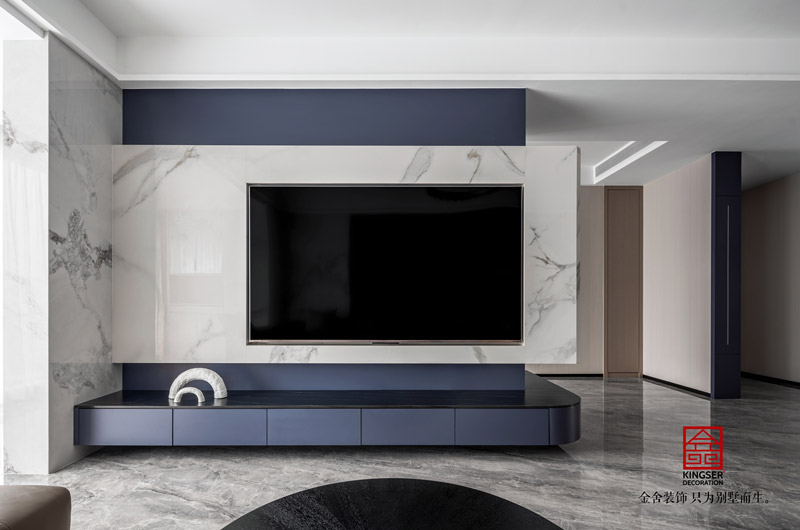 融創(chuàng)中心217㎡現(xiàn)代風格裝修實景圖