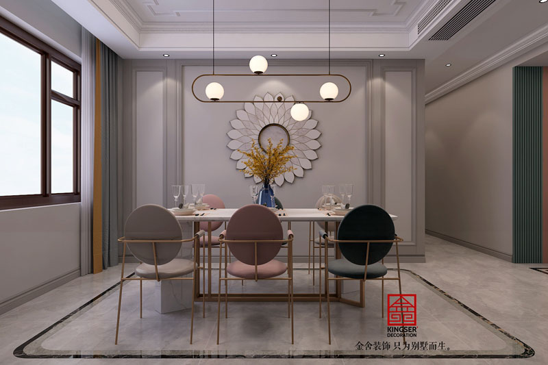 國賓壹號158平米美式風(fēng)格裝修效果圖