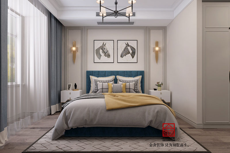 國賓壹號158平米美式風(fēng)格裝修效果圖