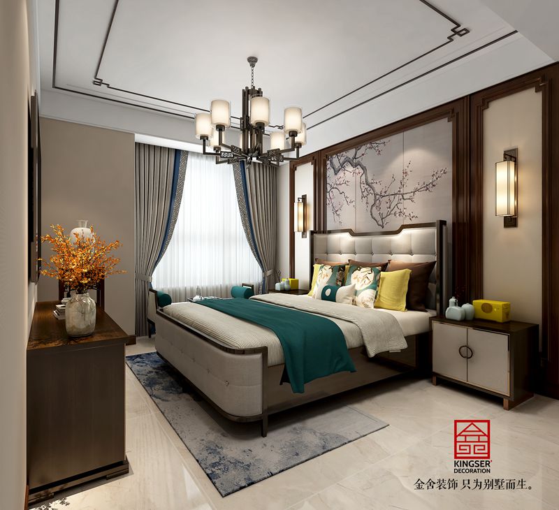 保定玉蘭灣裝修設(shè)計(jì)臥室效果圖