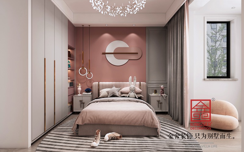 融創(chuàng)中心180平現(xiàn)代輕奢風格裝修設計