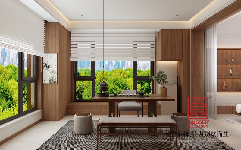 國仕山150平中式風(fēng)格裝修設(shè)計(jì)