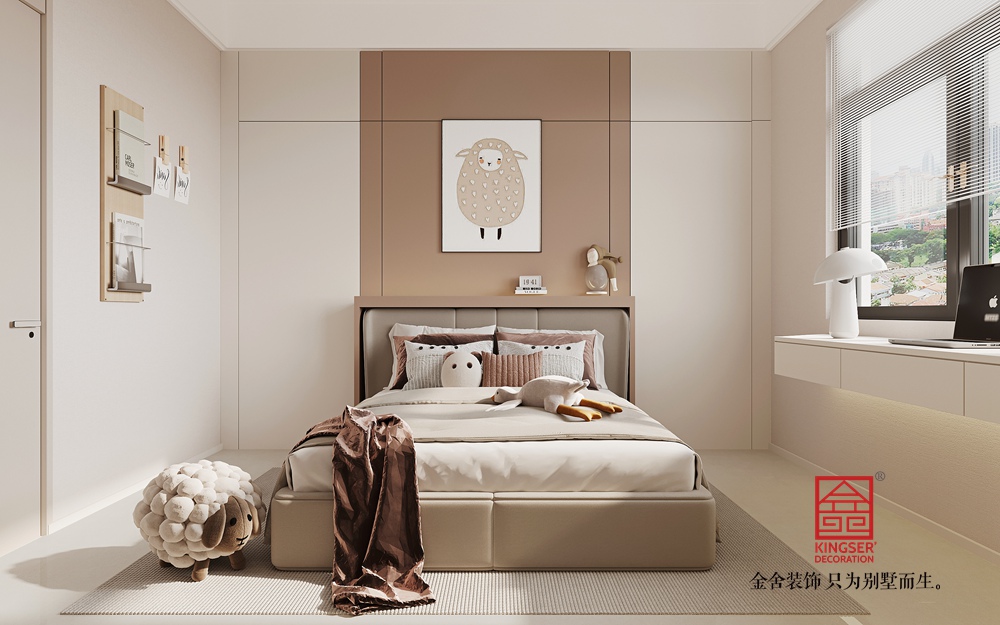 瑞凝府185平米意式風(fēng)格裝修-臥室